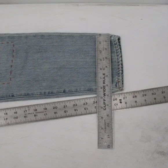 NWT Polo Ralph Lauren Jeans Womens 29 L27 Avery Boyfriend Patchwork Button Fly - Picture 9 of 16